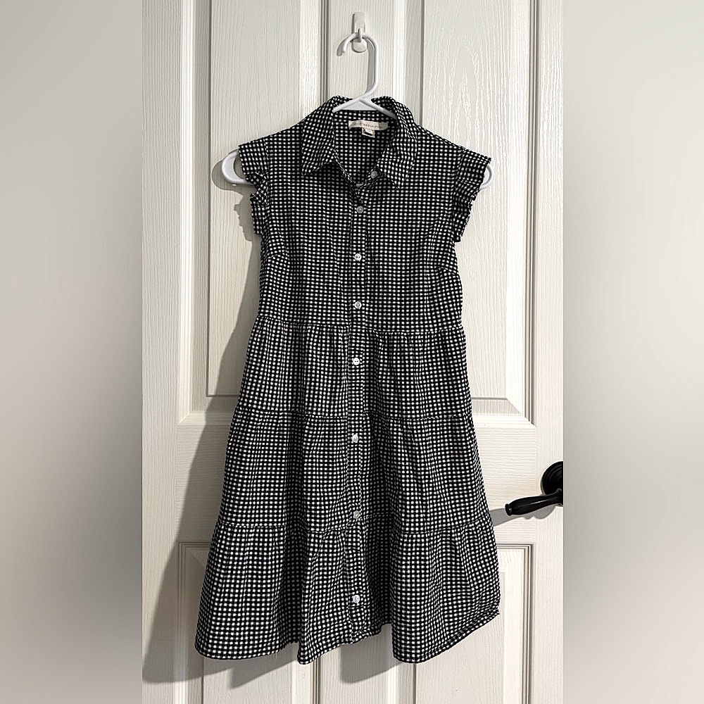 monteau Black and White Checkered Dress
